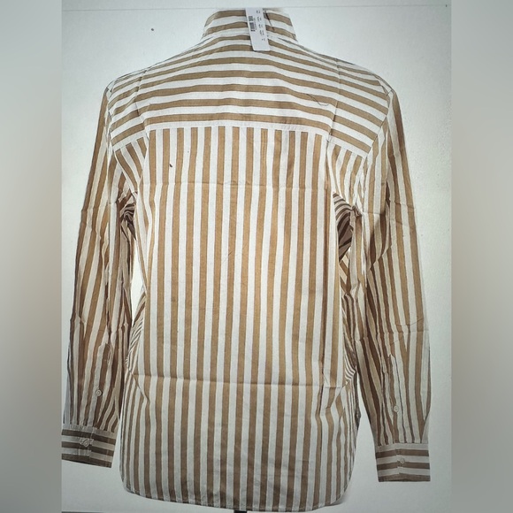 J. Crew Cotton Poplin Popover Tunic with Jeweled Buttons Size 14 NWT - Picture 4 of 9